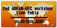 2nd ASEAN-UEC workshop time table